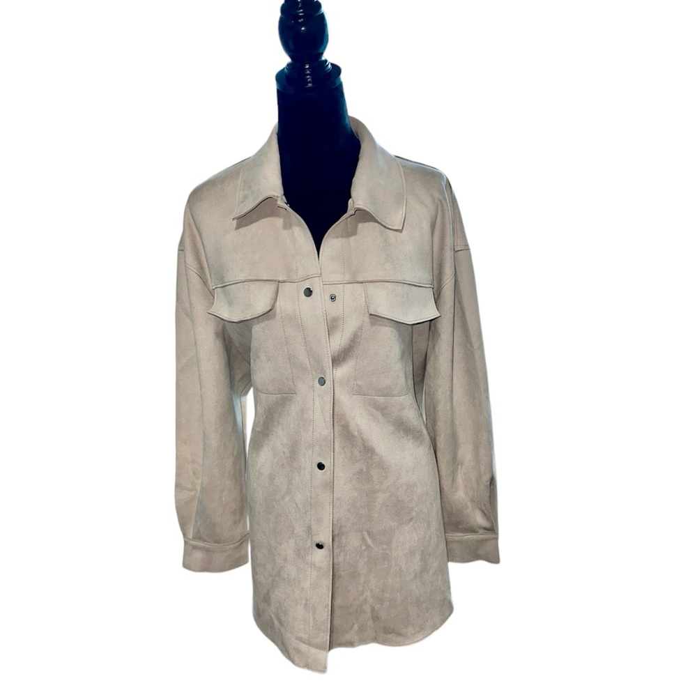 Philosophy woman republic clothing tan faux leather